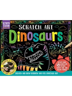 Activity Gift Box : Scratch Art Dinosaurs