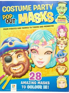 Costume Party Pop Out Masks