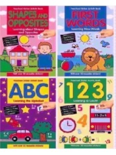Preschool Sticker Activity Books ( 4 Titles )