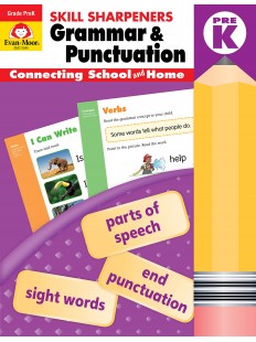 Skill Sharpeners: Grammar & Punctuation, Grade PreK - Activity Book