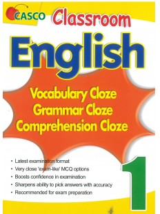 Classroom English Vocab/Grammar/ Comprehension Cloze 1