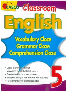 Classroom English Vocab/Grammar/ Comprehension Cloze 5