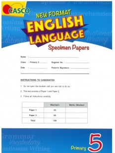 New Format English Language Specimen Paper Primary 5 (Pack)