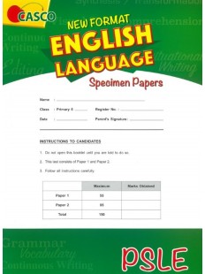 New Format English Language Specimen Paper Primary 6 (Pack)